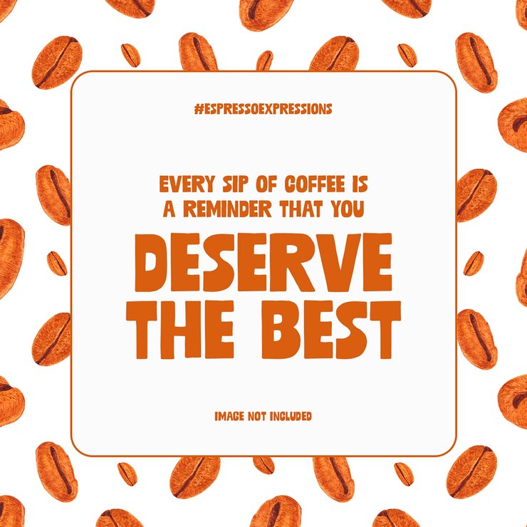 PSD psd quotes typography square design for social media and instagram post template