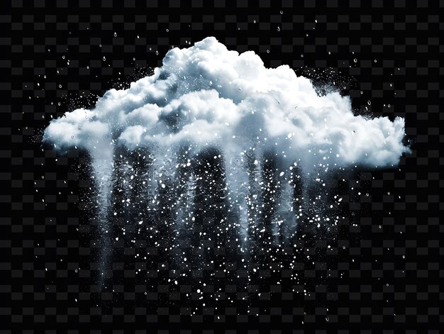 PSD psd radiant neon glow cloud art concept game asset unico per disegni astratti