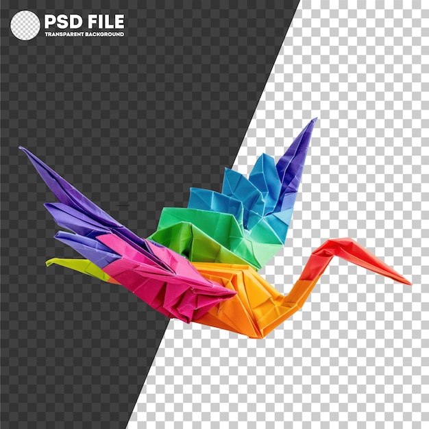 PSD psd gru origami color arcobaleno