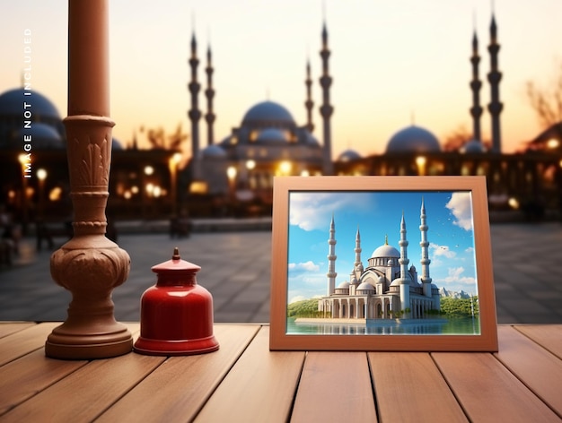 PSD psd ramadan fotolijst mockup