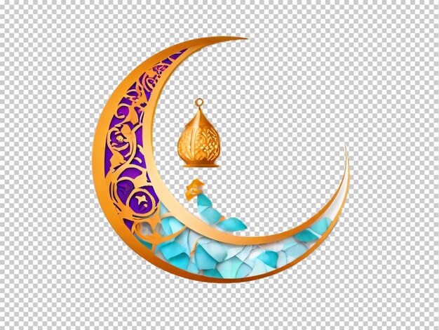 PSD psd ramadan kareem badge design png op een doorzichtige achtergrond