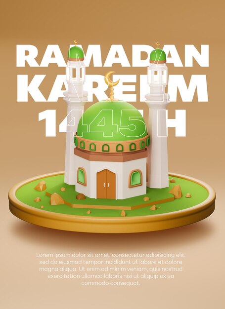 PSD psd ramadan kareem greetings