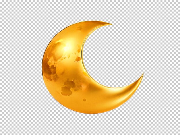 PSD psd ramadan moon png op een doorzichtige achtergrond