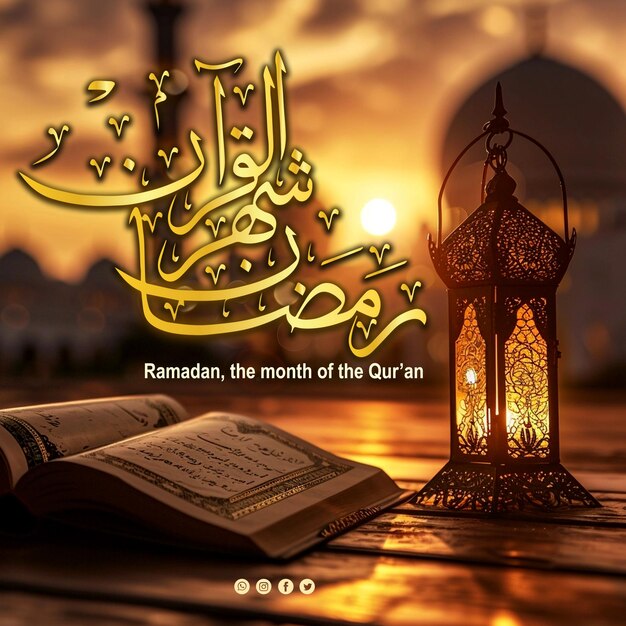 PSD psd ramadan post ramadan is the month of the quran ramadan kareem