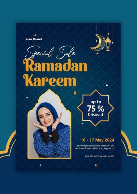 PSD psd ramadan sale flyer