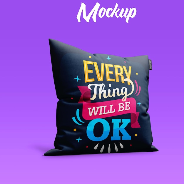 Psd Realastic Pillow Mockup