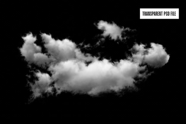 PSD psd realistic clouds isolated