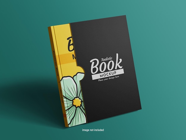 psd realistic hardcover book mockup