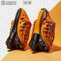 PSD psd realistic photographic underwater divers fins in the water