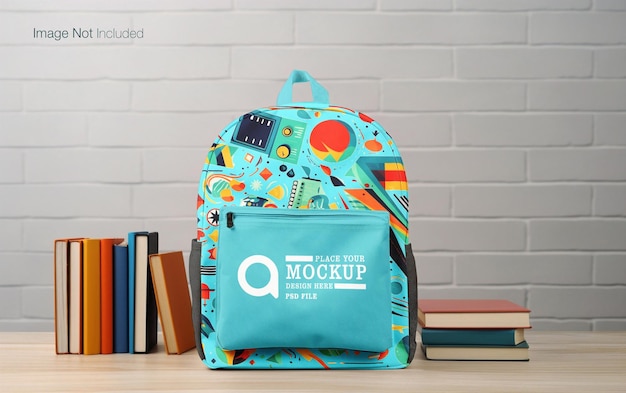 PSD psd of realistic school backpack mockup design