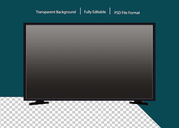 PSD psd realistic smart tv