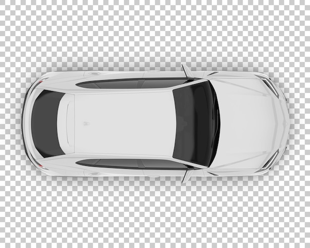 Psd 現実的な suv モックアップに分離された透明な背景 3 d レンダリング図