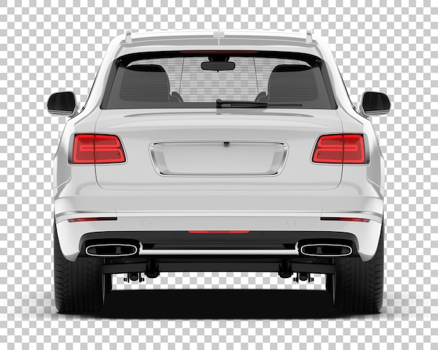 PSD psd suv realistico mock up isolato su sfondo trasparente illustrazione di rendering 3d