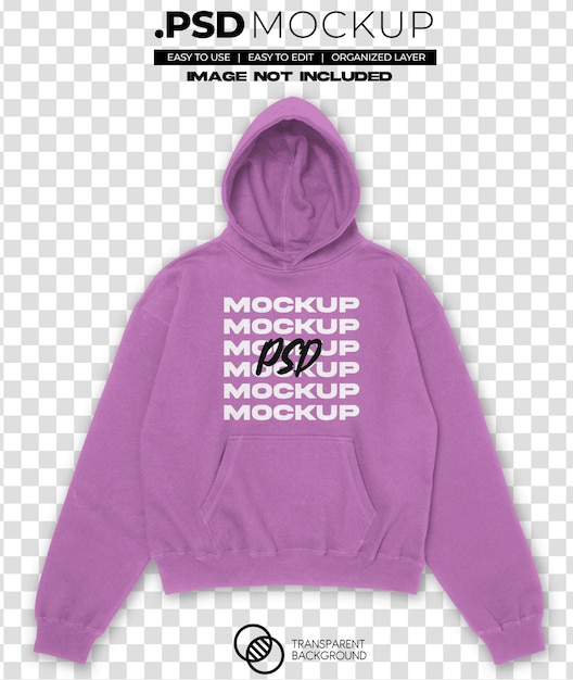 PSD realistisch mockup vrouwelijke hoodie