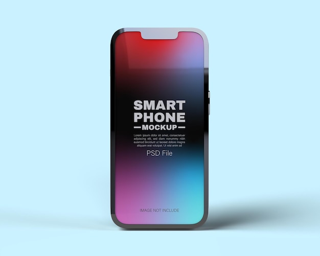 PSD Realistisch smartphonemodel