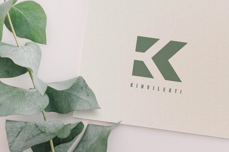 PSD realistyczne logo makieta na tekstury papieru