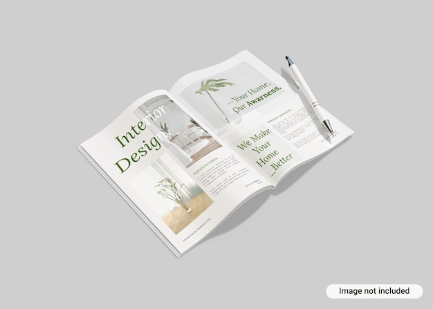 Psd Realistyczny Magazyn Mockup