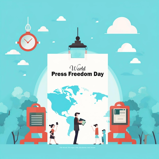 PSD psd realistyczny światowy dzień wolności prasy