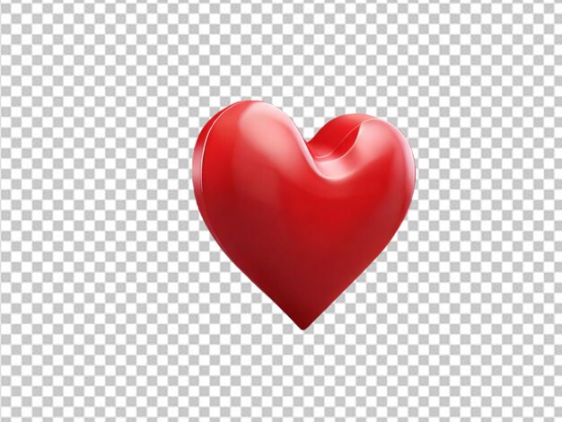 Psd of a red heart