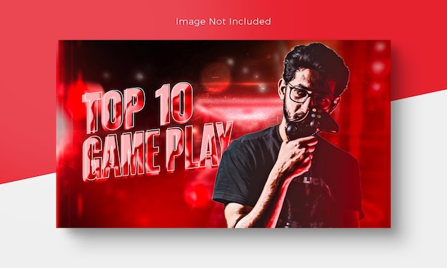 Gaming Thumbnail Psd