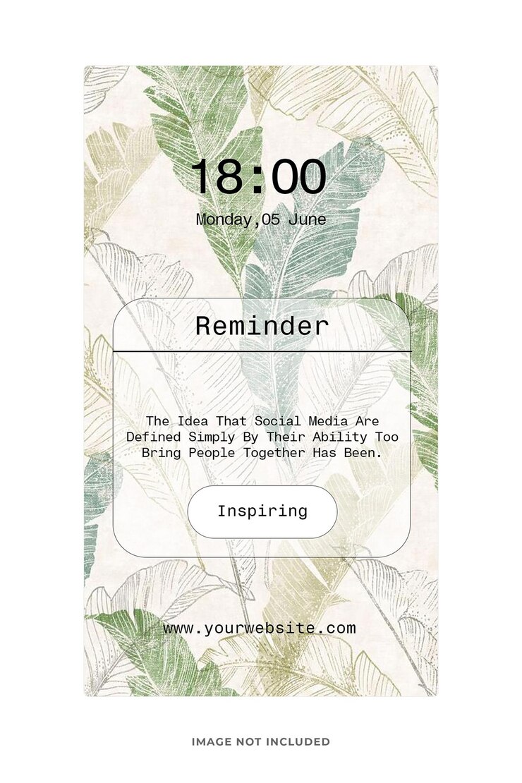PSD psd reminder instagram social media post template