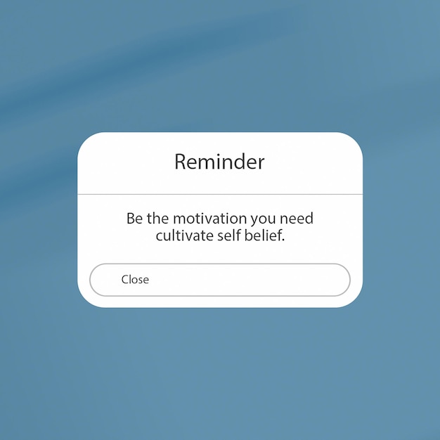 psd reminder with blue background instagram post template
