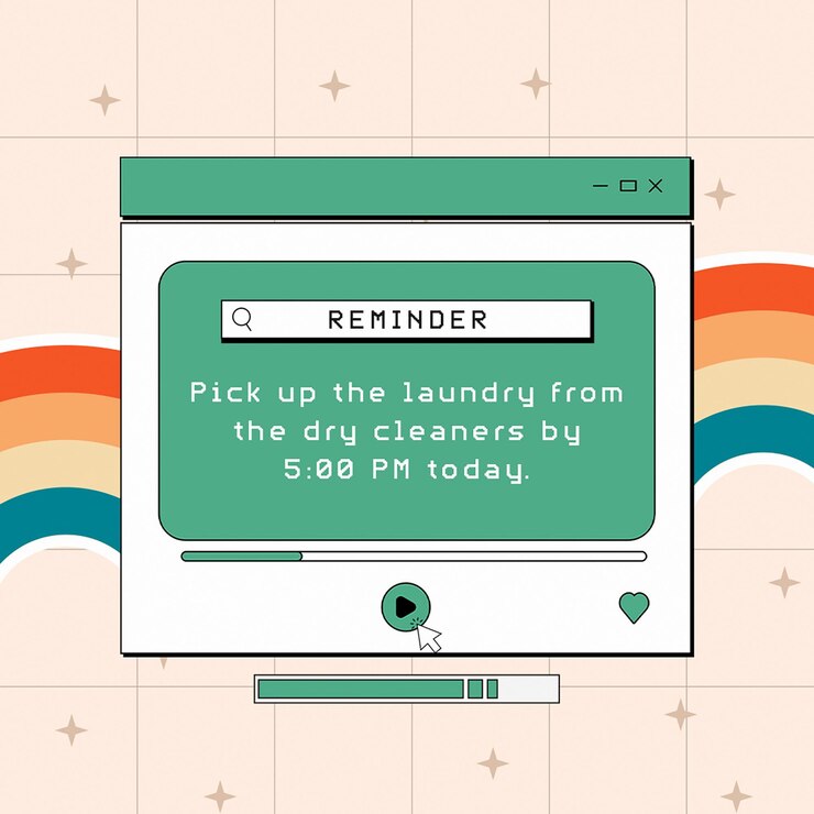 PSD psd retro quotes reminder design voor sociale media en instagram post template