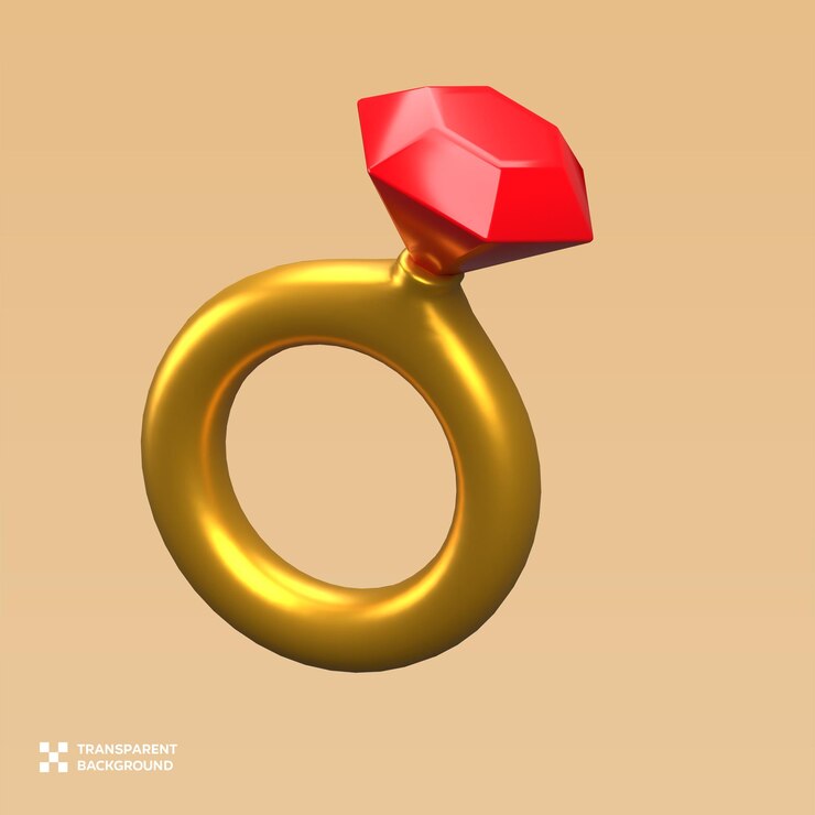 PSD иллюстрация 3d кольца psd