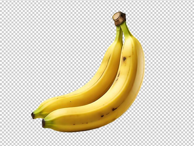 Psd 투명한 배경에 익은 바나나