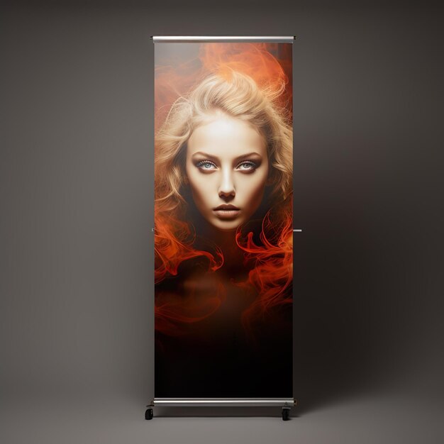 PSD roll up banner mock up