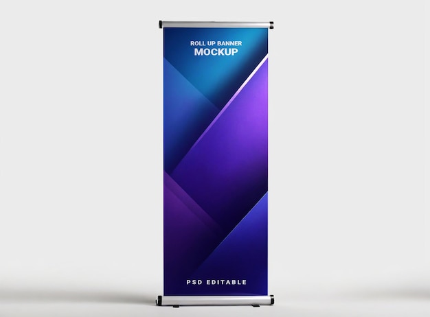 PSD psd roll up banner mockup