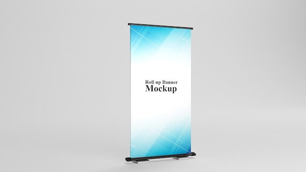 Psd roll up banner mockup