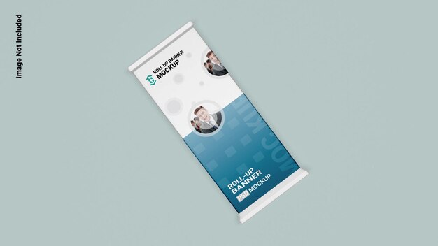 Psd roll up banner mockup