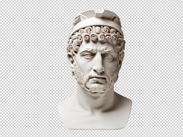 PSD psd of a roman emperor statue