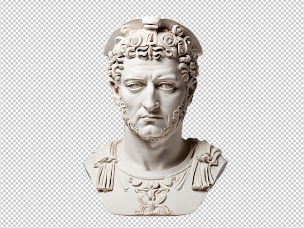 PSD psd of a roman emperor statue