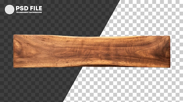 PSD psd rustyczna drewniana deska do cięcia na przezroczystym tle