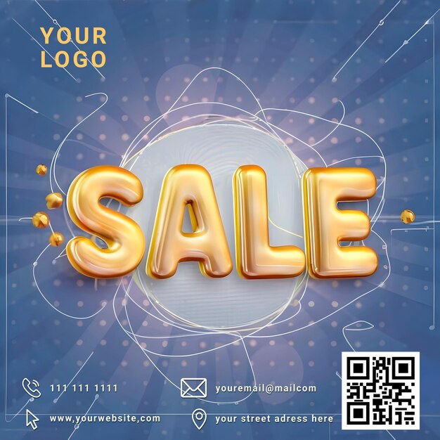 psd sale promotion post