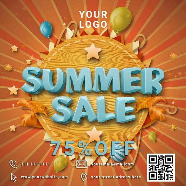 PSD psd sale promotion poster