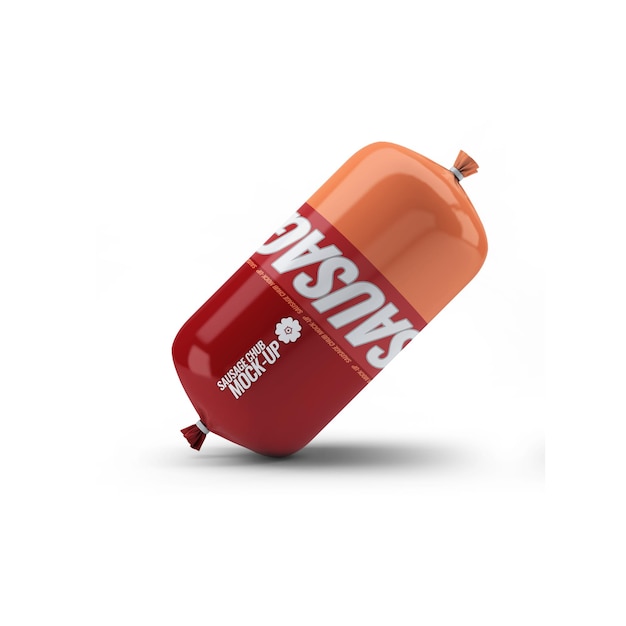 PSD psd sausage chub mockup