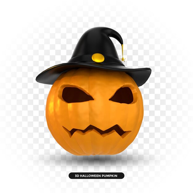 PSD scary pumpkin halloween treat or trick