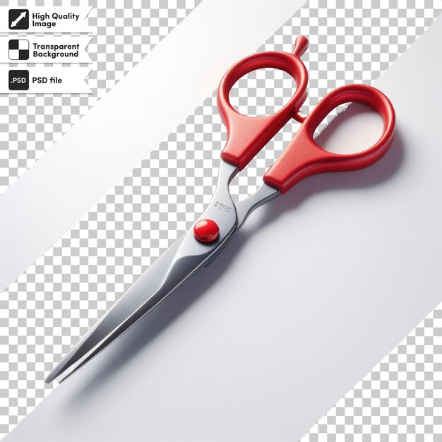 Psd scissors on transparent background