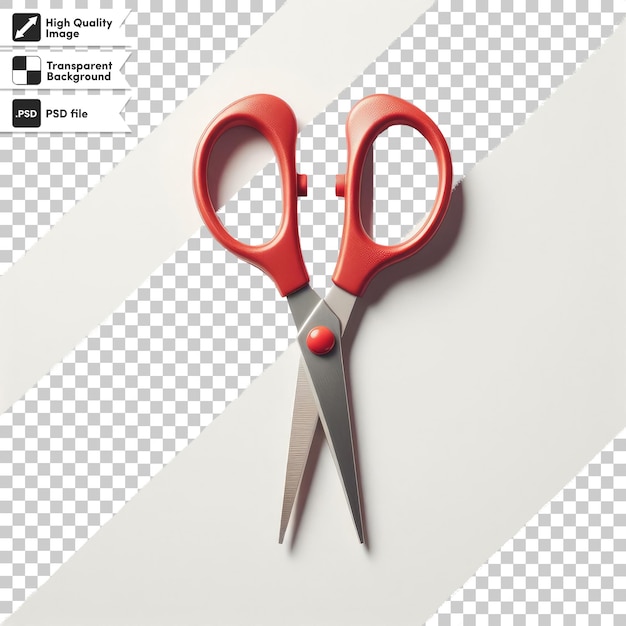 PSD psd scissors on transparent background