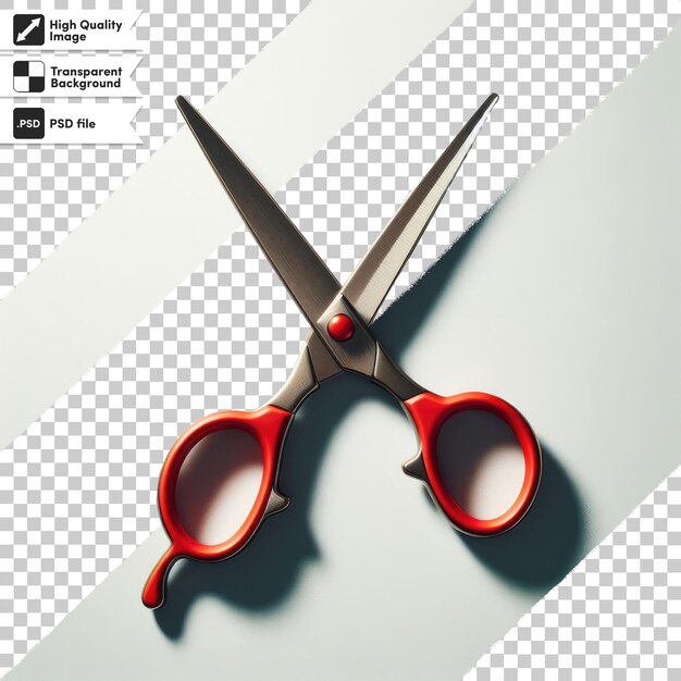 Psd scissors on transparent background