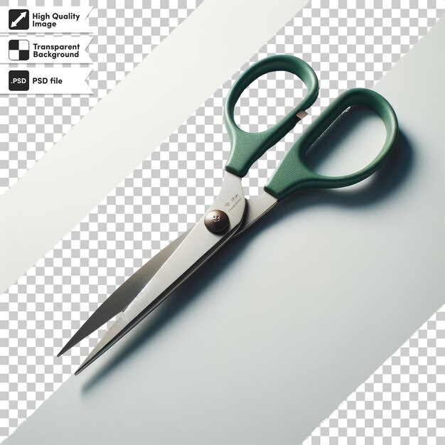 PSD psd scissors on transparent background