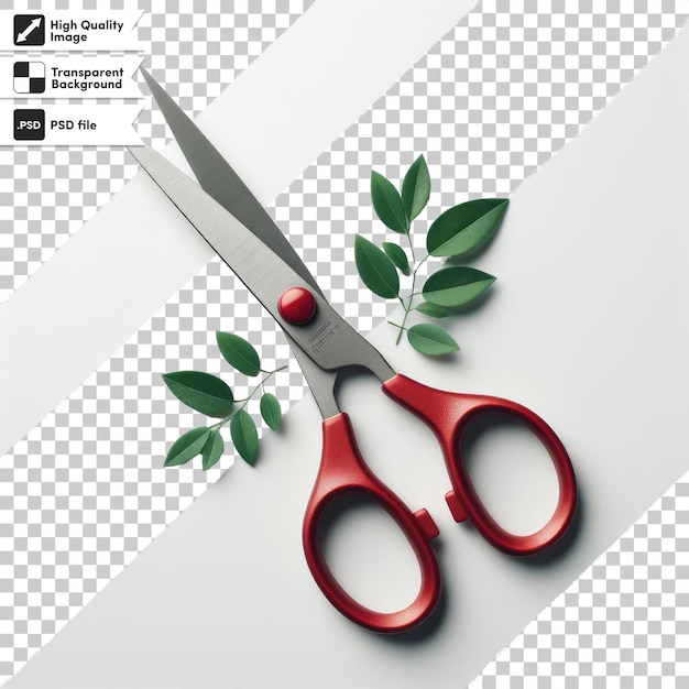 PSD psd scissors on transparent background