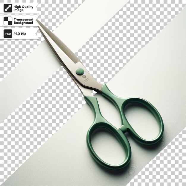 PSD psd scissors on transparent background