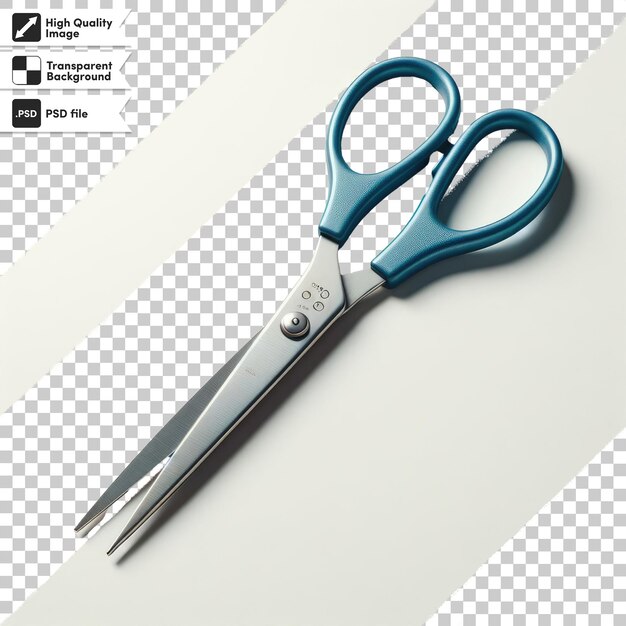 Psd scissors on transparent background