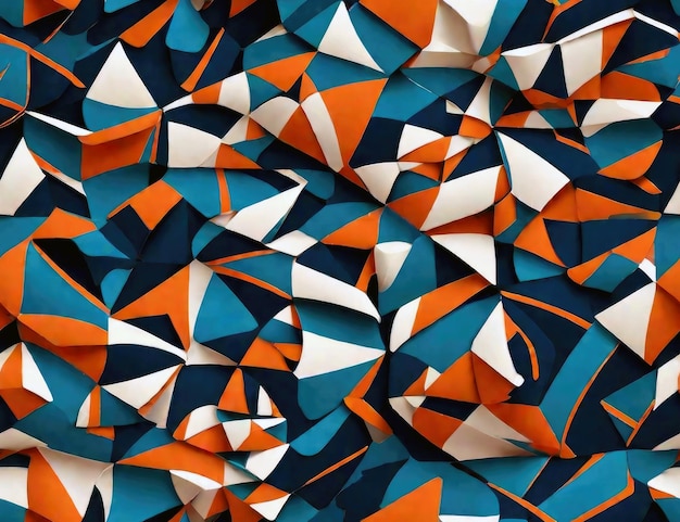 PSD psd seamless geometric triangular pattern editable color