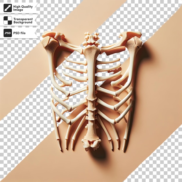 PSD psd set of bones on transparent background