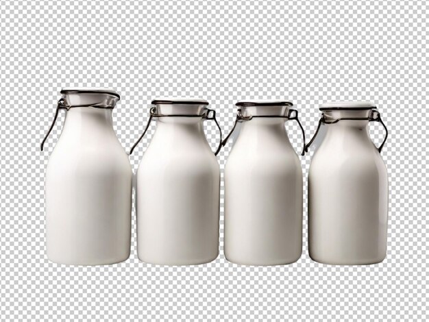 PSD psd of a set of milk jars